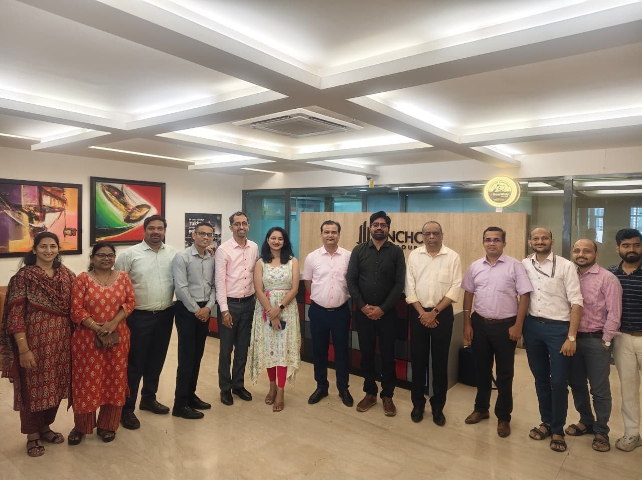Group photo after corporate training