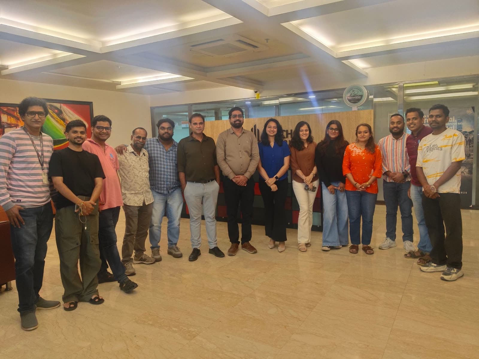 Group photo after a corporate training session at Greatwhite Global
