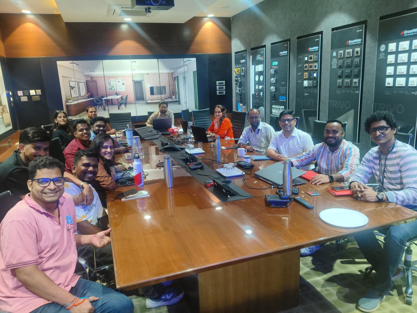 Corporate training session in the Greatwhite Global boardroom