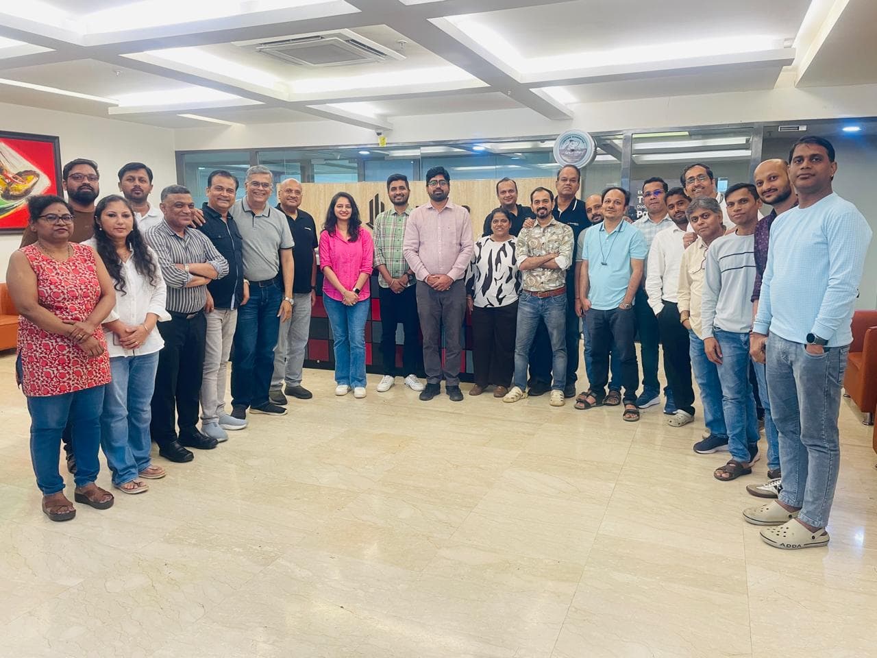 Gen AI training group photo with a sales and marketing team